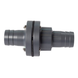 FATSAC 1 1/18" BARBED IN-LINE CHECK VALVE WITH O-RINGS