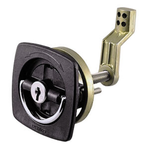 PERKO BLACK FLUSH LOCK 2.5"   X 2.5" W/ OFFSET CAM BAR &