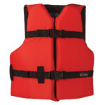 ONYX NYLON YOUTH LIFE JACKET RED