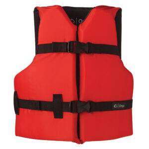 ONYX NYLON YOUTH LIFE JACKET RED
