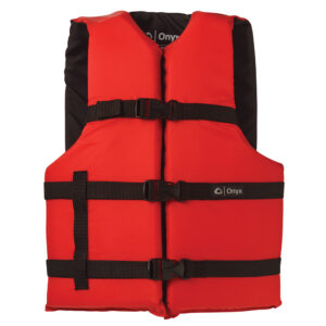 ONYX NYLON ADULT OVERSIZE LIFE JACKET RED