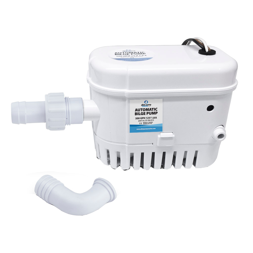 ALBIN PUMP AUTOMATIC BILGE PUMP 500 GPH 12V