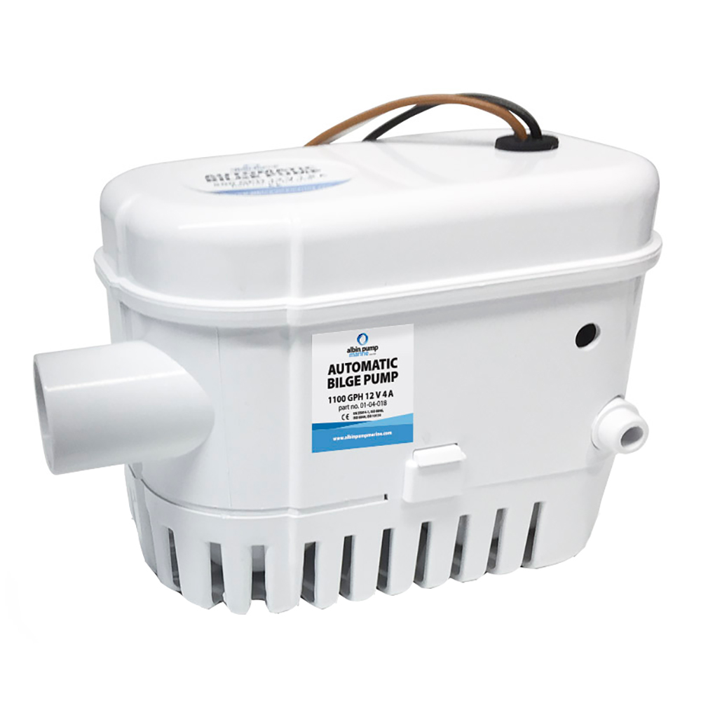 ALBIN PUMP AUTOMATIC BILGE PUMP 1100 GPH 24V