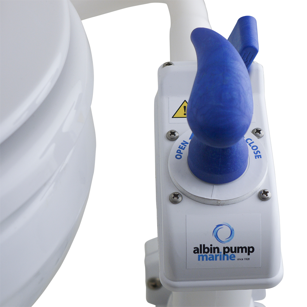 ALBIN PUMP MARINE TOILET MANUAL COMPACT - Image 2