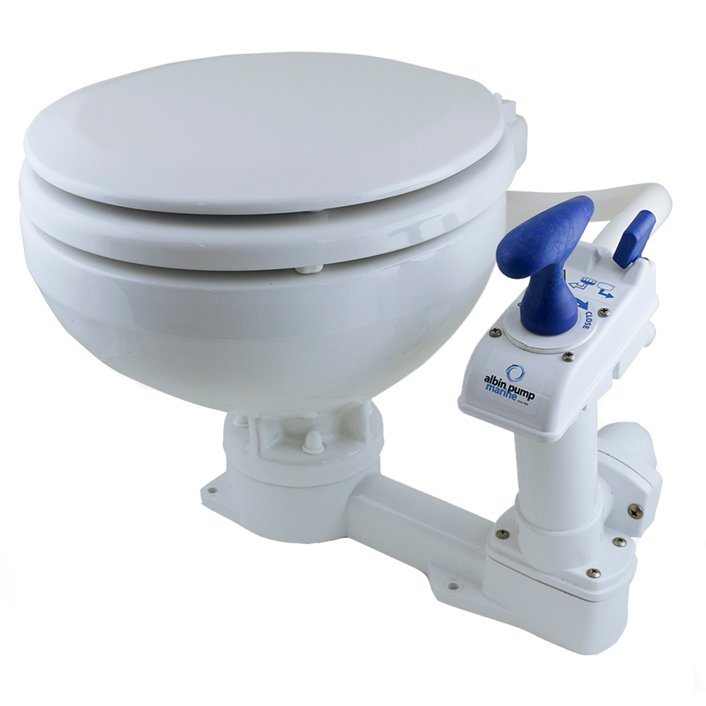 ALBIN PUMP MARINE TOILET MANUAL COMPACT