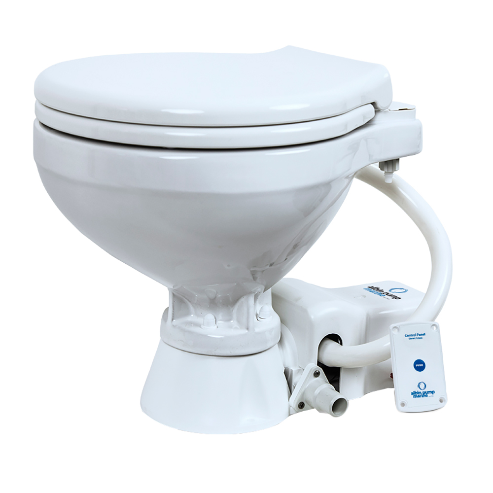 ALBIN PUMP MARINE TOILET STANDARD ELECTRIC EVO COMPACT