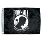 TAYLOR MADE POW MIA FLAG 12X18