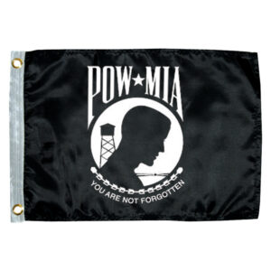 TAYLOR MADE POW MIA FLAG 12X18