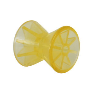 CE SMITH BOW ROLLER - YELLOW PVC 4"- 1/2"ID