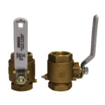 GROCO 3/4" NPT BRONZE IN-LINE  BALL VALVE