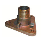 GROCO FLANGED ADAPTOR 1 1/4" NPT BRONZE