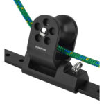SCHAEFER TWIN SHEET BLOCK FOR 1-1/4" X 3/16" T-TRACK- BLACK