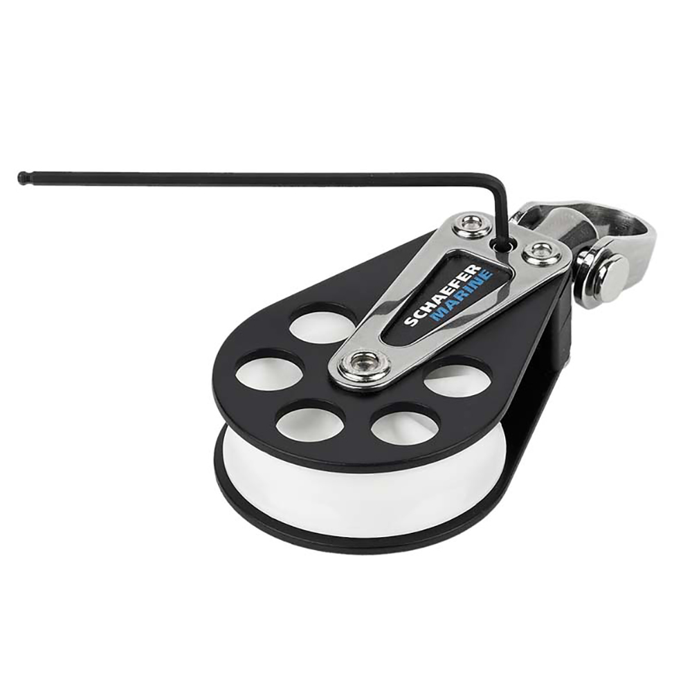 SCHAEFER SINGLE ALUMINUM BLOCK 51MM SHEAVE - Image 2