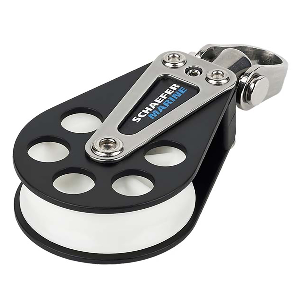 SCHAEFER SINGLE ALUMINUM BLOCK 51MM SHEAVE