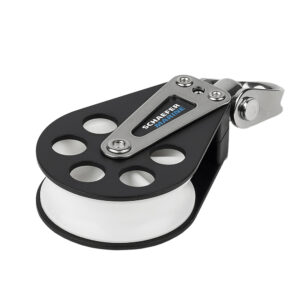 SCHAEFER SINGLE ALUMINUM BLOCK 60MM SHEAVE