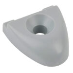 SCHAEFER T-TRACK END STOP FOR 1" TRACK- GREY