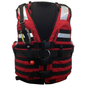 FIRST WATCH HIGH BUOYANCY TYPE V RESCUE VEST RED M-XL