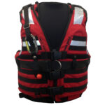 FIRST WATCH HIGH BUOYANCY TYPE 5 RESCUE VEST RED XL-XXXL