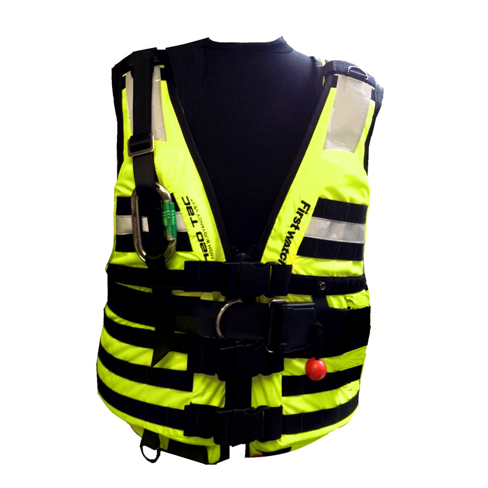 FIRST WATCH HIGH BUOYANCY TYPE V RESCUE VEST HI-VIS YELLOW
