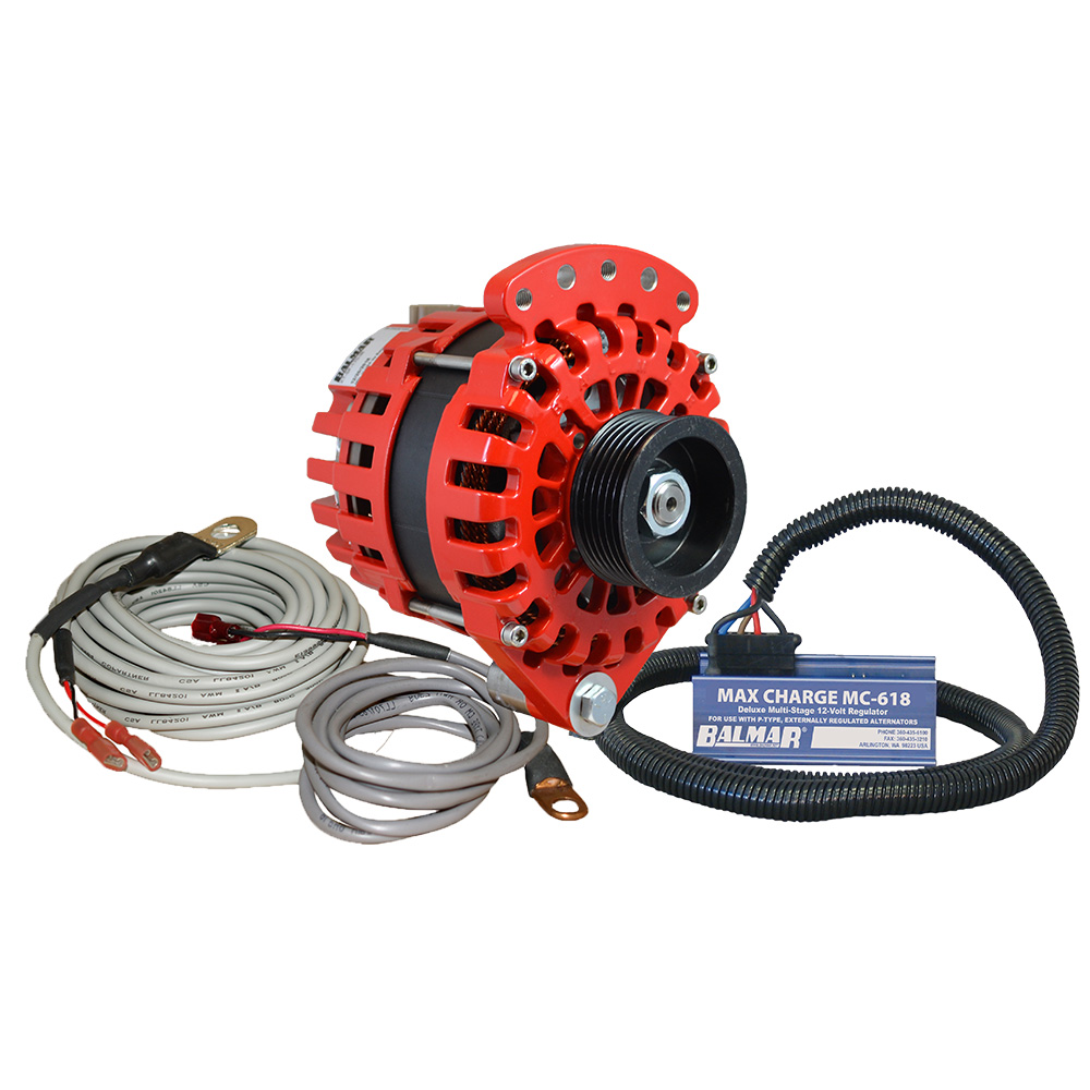 BALMAR ALTERNATOR 170 AMP KIT 12 VOLT 1-2" SINGLE FOOT
