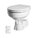 JOHNSON PUMP AQUAT TOILET  ELECTRIC COMFORT 12V W/SOLNOID