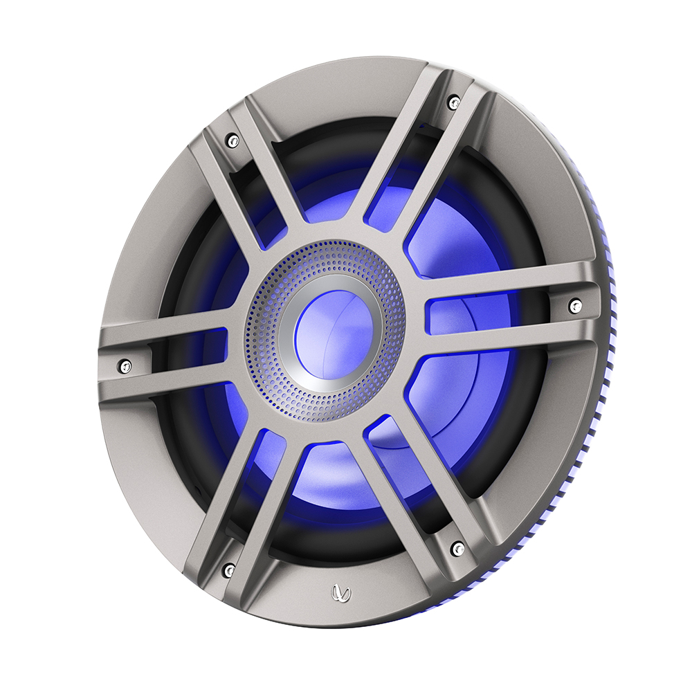 INFINITY 10" MARINE RGB PASSIVE SUBWOOFER TITANIUM - Image 2