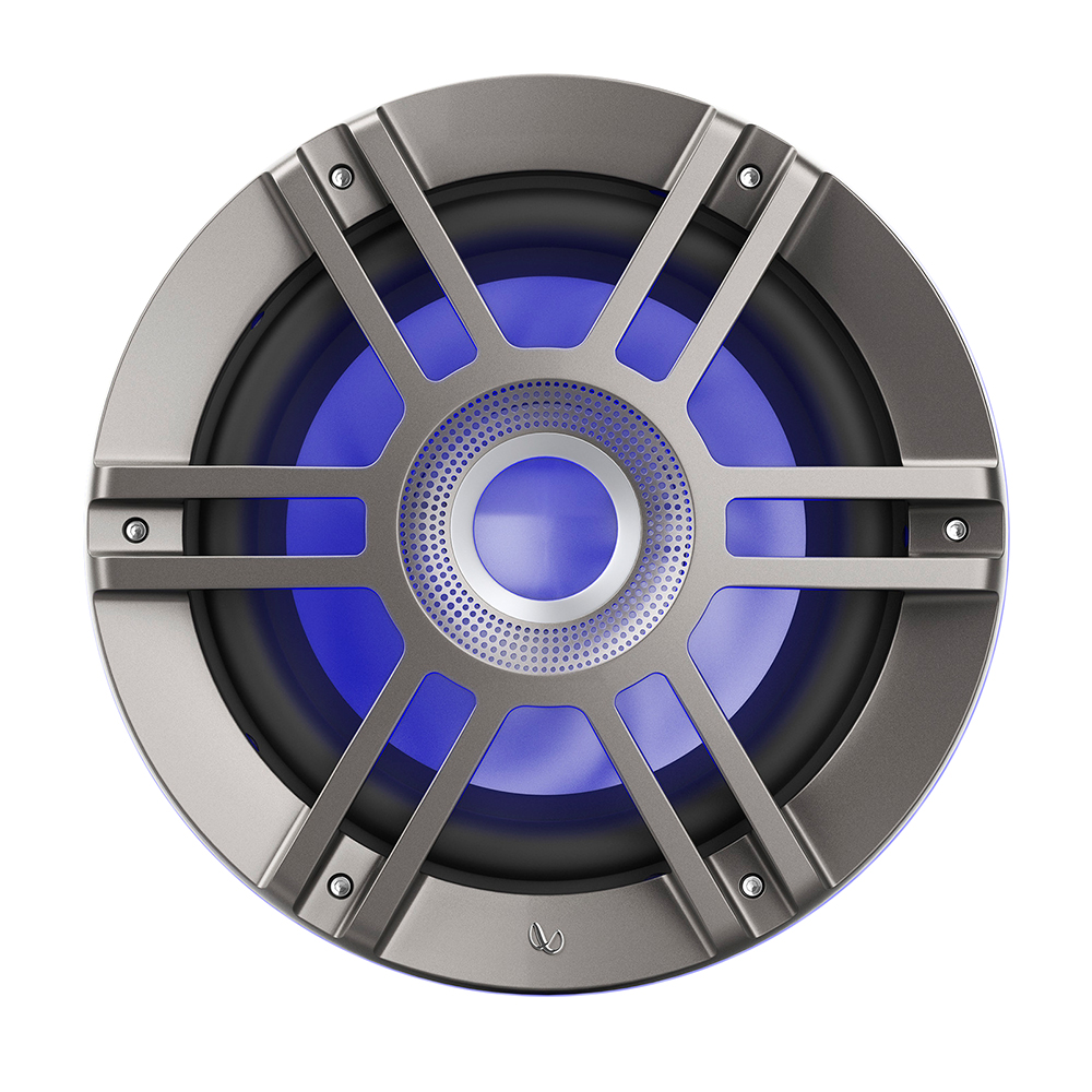 INFINITY 10" MARINE RGB PASSIVE SUBWOOFER TITANIUM