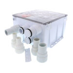 RULE SHOWER DRAIN BOX WITH 1100 GPH PUMP 24V