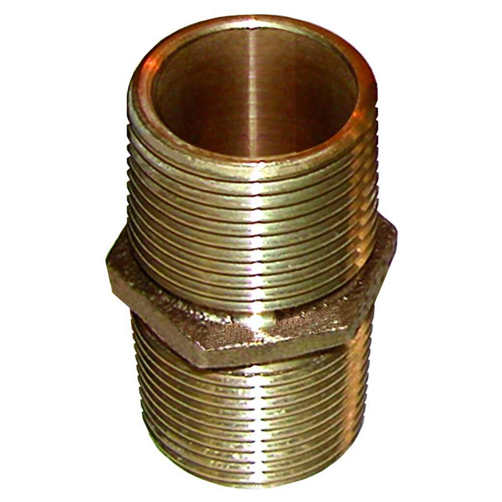 GROCO BRONZE PIPE NIPPLE 2 1/2" NPT