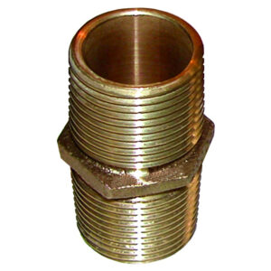GROCO BRONZE PIPE NIPPLE 4" NPT