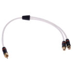 FUSION PERFORMANCE RCA CABLE SPLITTER - 1 MALE TO 2 FEMALE