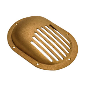 GROCO BRONZE SLOTTED HULL STRAINER WITH MOUNT RING
