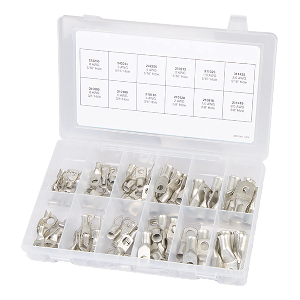 ANCOR 100 PIECE TINNED COPPER LUG KIT