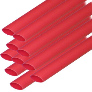 ANCOR HEAT SHRINK TUBING 3/16"X6" RED 10PCS