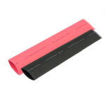 ANCOR HEAT SHRINK TUBING 1"X3" BLACK AND RED COMBO