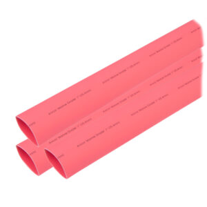 ANCOR HEAT SHRINK TUBING 1"X3" RED 3PCS