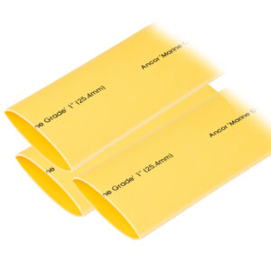ANCOR HEAT SHRINK TUBING 1"X3" YELLOW 3PCS