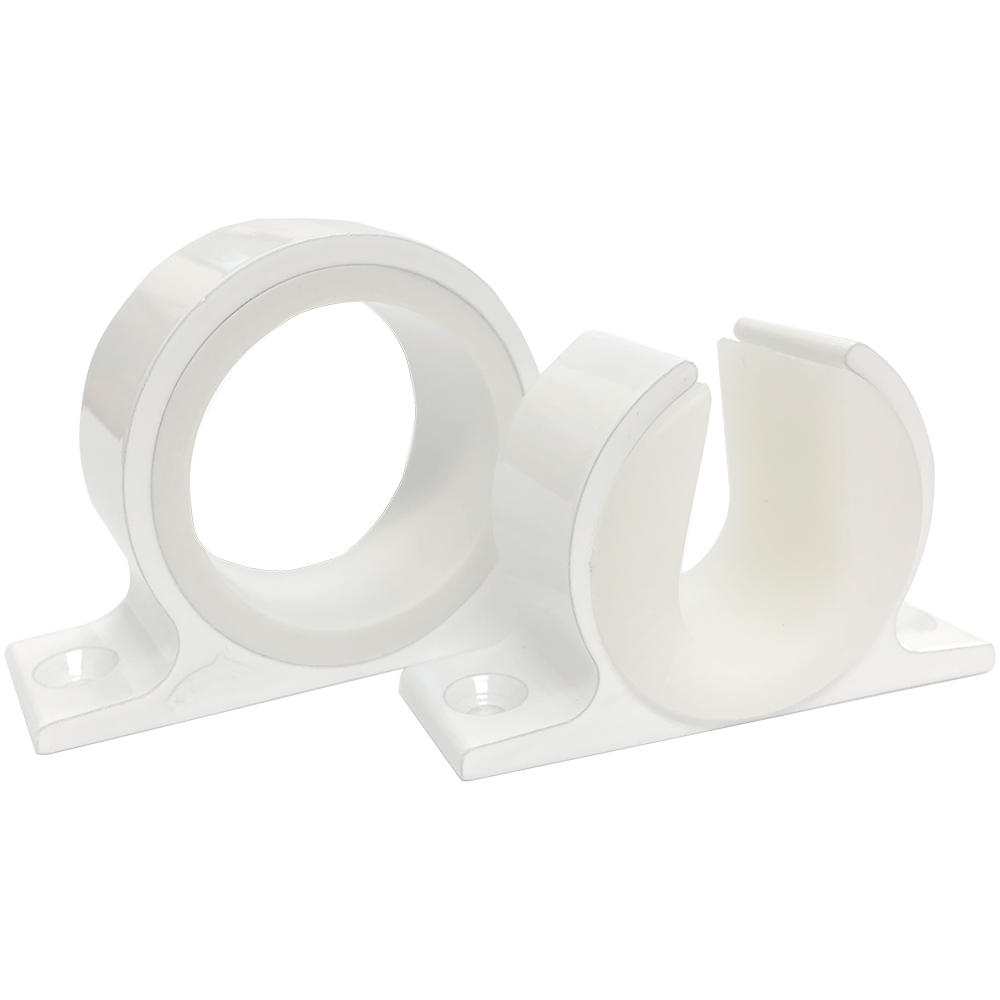 LEE'S SINGLE ROD RACK SET WHITE POWDER COAT FINISH