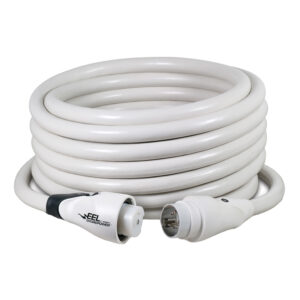 MARINCO 50A 125/250V WHITE 50' CORD SET