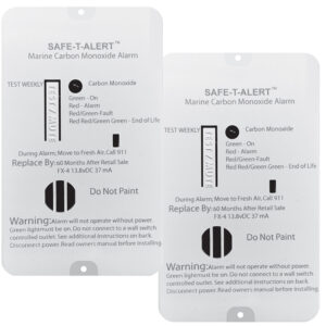 SAFE T ALERT FX-4 CARBON MONOXIDE ALARM *2 PACK*