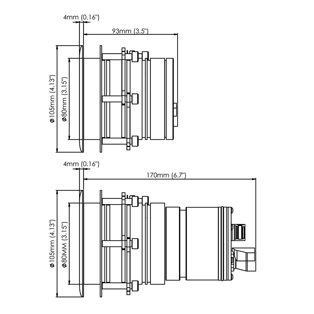 OCEAN LED EXPLORE E6 XFM DUAL BLUE/WHITE UNDERWATER LIGHT - Image 6