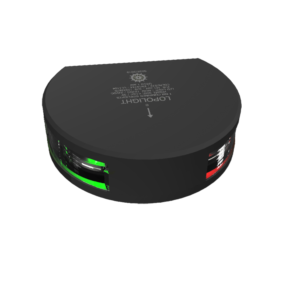 LOPOLIGHT COMBINED SIDELIGHT 1NM BLACK HOUSING