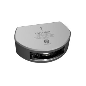 LOPOLIGHT STERN LIGHT 2NM 2.5M CABLE SILVER HOUSING