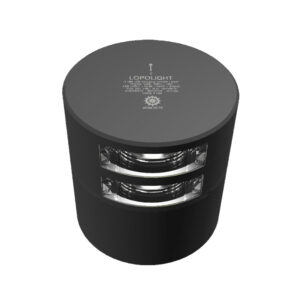 LOPOLIGHT DOUBLE STACKED STERN LIGHT 3NM BLACK HOUSING