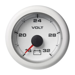 VERATRON 2-1/16" (52MM) OCEANLINK VOLTMETER GAUGE W/