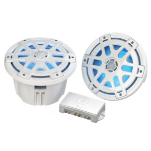 POLY-PLANAR MA-OC8 8" ROUND WATERPROOF BLUE LED LIT