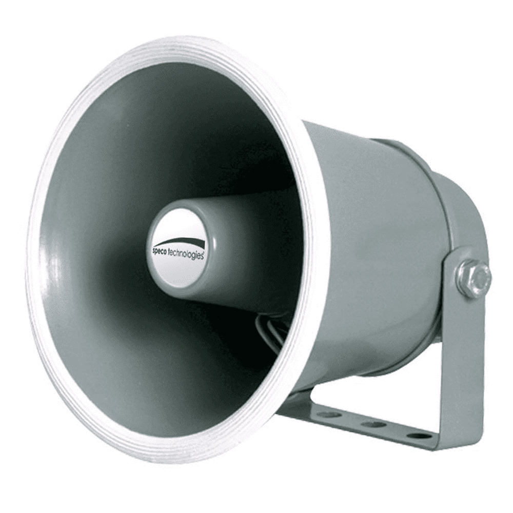 SPECO 6" WEATHER-RESISTANT ALUMINUM SPEAKER HORN 8 OHMS