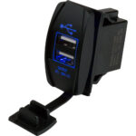 SEA DOG ROCKER SWITCH STYLE DUAL USB POWER SOCKET