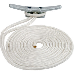 SEA DOG DOUBLE BRAIDED NYLON DOCK LINE 5/8" X 20' WHITE