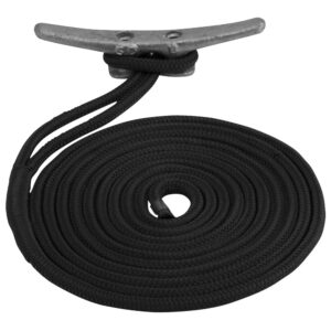 SEA DOG DOUBLE BRAIDED NYLON DOCK LINE 3/4" X 35' BLACK